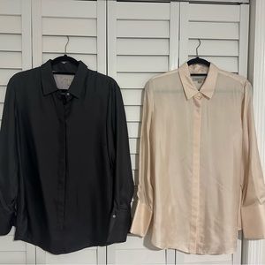 2 Silk Banana Republic Heritage Collection Shirts